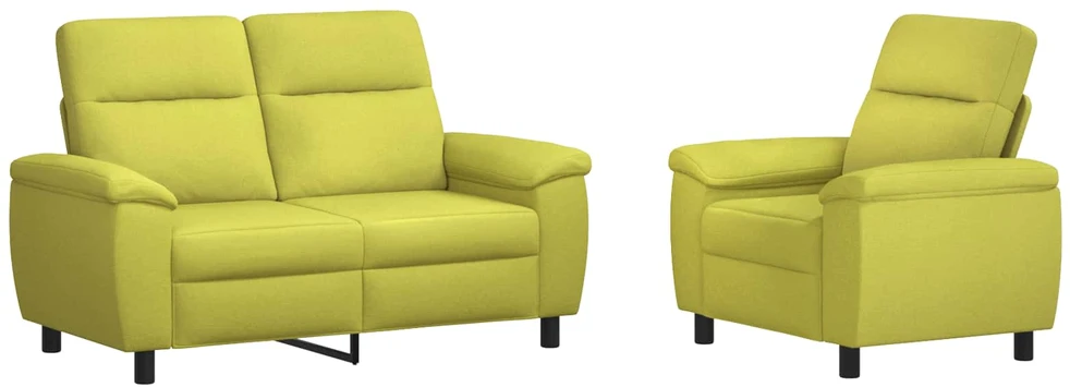 Sofa Sofos komplektas 2 vnt. Šviesiai žalia Audinys