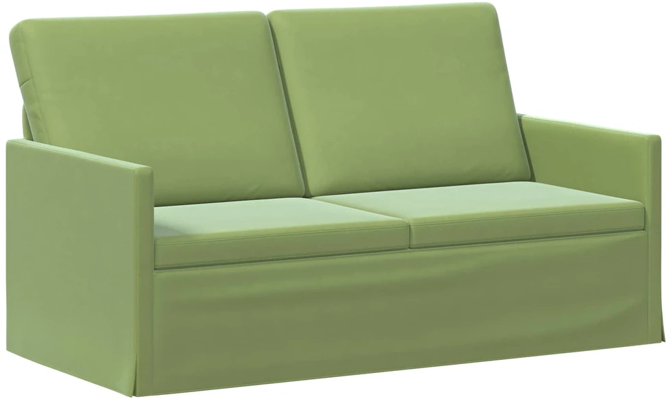 Sofa Sofos komplektas 2 vnt. Šviesiai žalia Aksomas