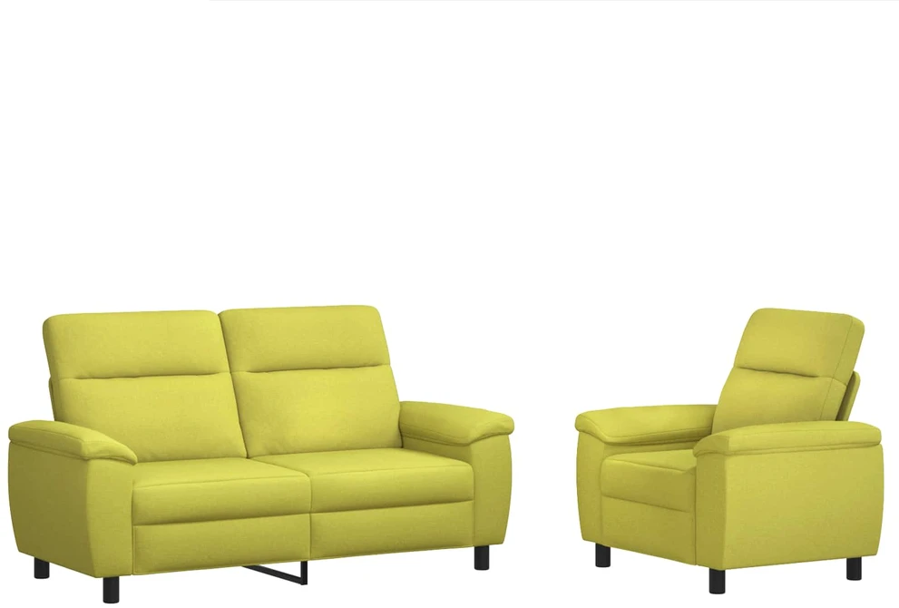 Sofa Sofos komplektas 2 vnt. Šviesiai žalia Audinys
