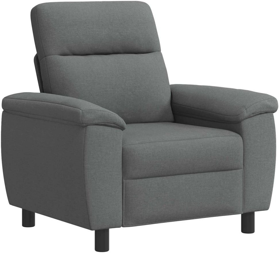 Sofa Sofos komplektas 2 vnt. Tamsiai pilka Audinys