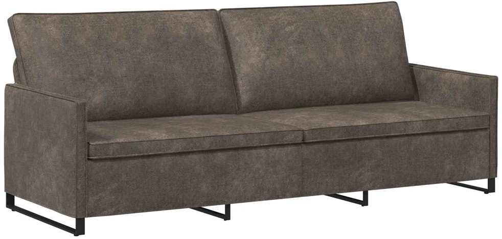 Sofa Sofos komplektas 2 vnt. Tamsiai pilka Dirbtinė zomša