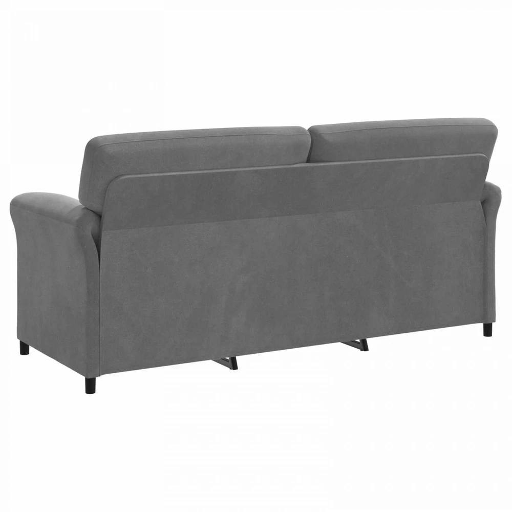 Sofa Sofos komplektas 2 vnt. Tamsiai pilka Aksomas