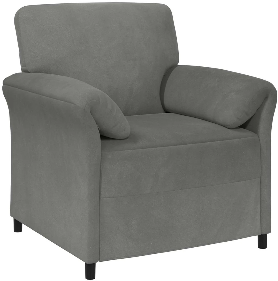 Sofa Sofos komplektas 2 vnt. Tamsiai pilka Aksomas