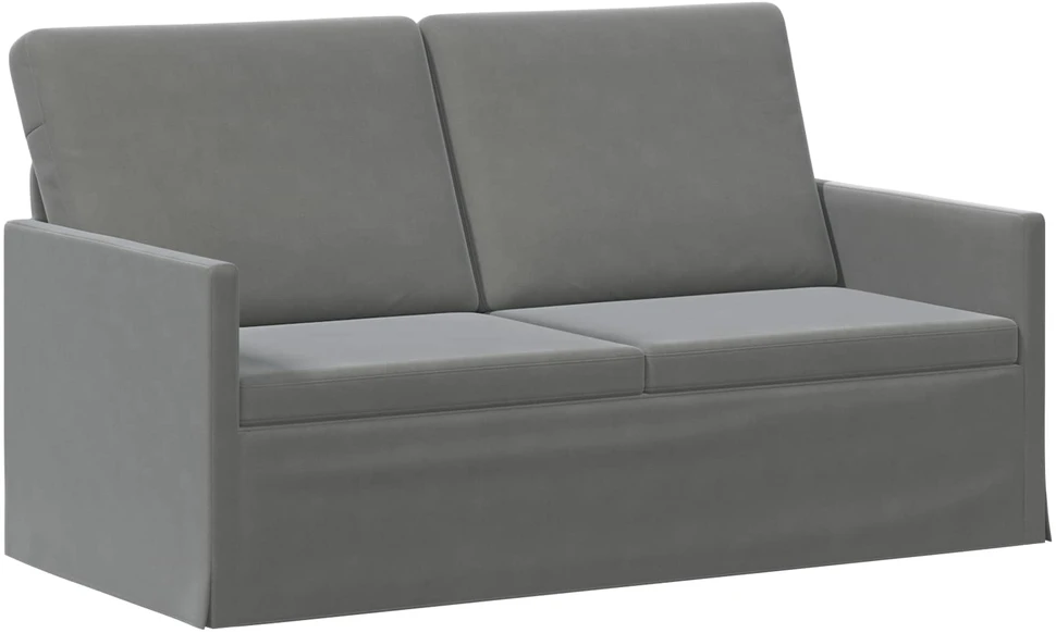 Sofa Sofos komplektas 2 vnt. Tamsiai pilka Aksomas