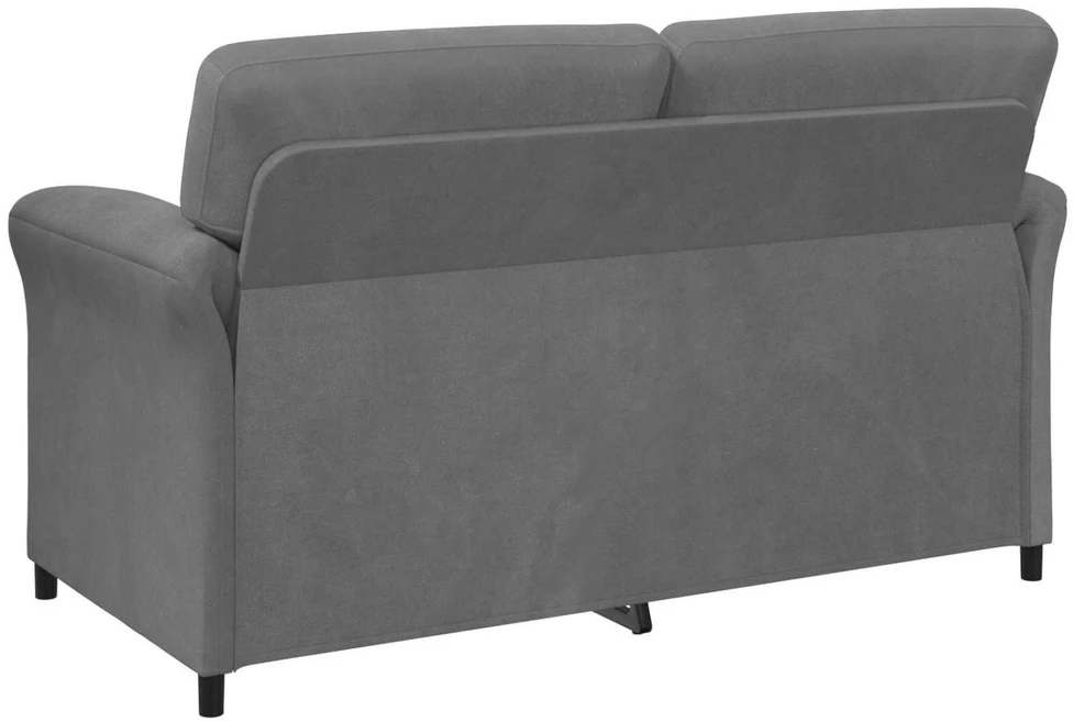 Sofa Sofos komplektas 2 vnt. Tamsiai pilka Aksomas