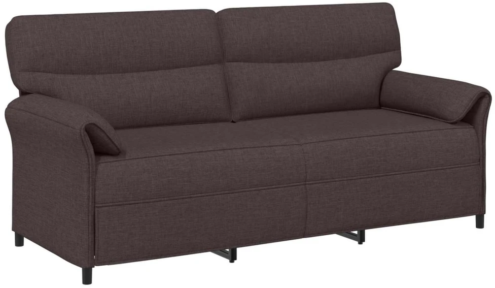 Sofa Sofos komplektas 2 vnt. Tamsiai rudas Audinys