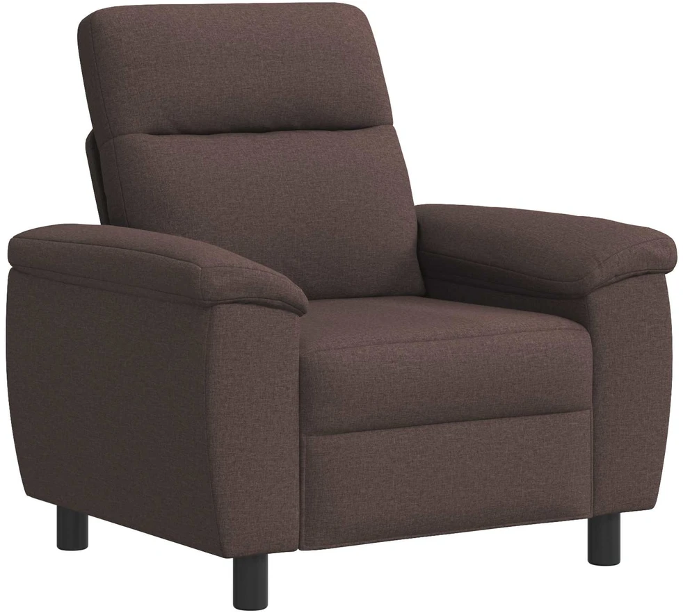 Sofa Sofos komplektas 2 vnt. Tamsiai rudas Audinys