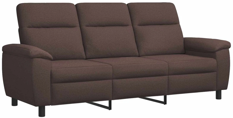 Sofa Sofos komplektas 2 vnt. Tamsiai rudas Audinys