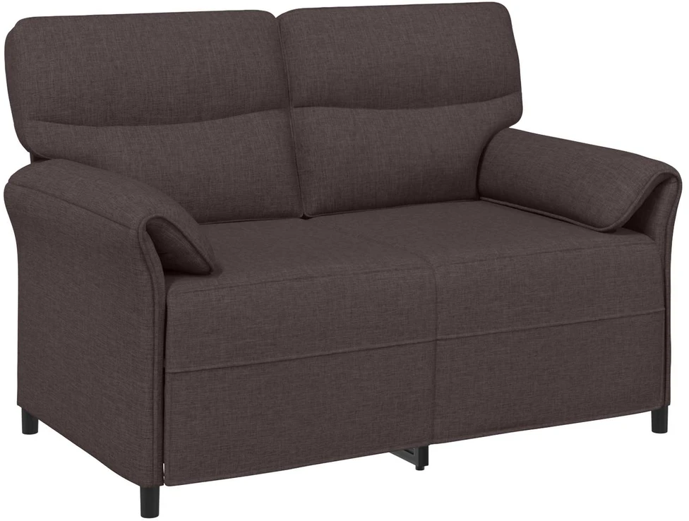 Sofa Sofos komplektas 2 vnt. Tamsiai rudas Audinys