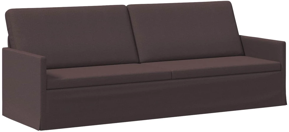 Sofa Sofos komplektas 2 vnt. Tamsiai rudas Audinys