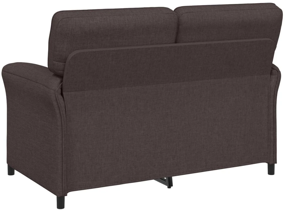 Sofa Sofos komplektas 2 vnt. Tamsiai rudas Audinys