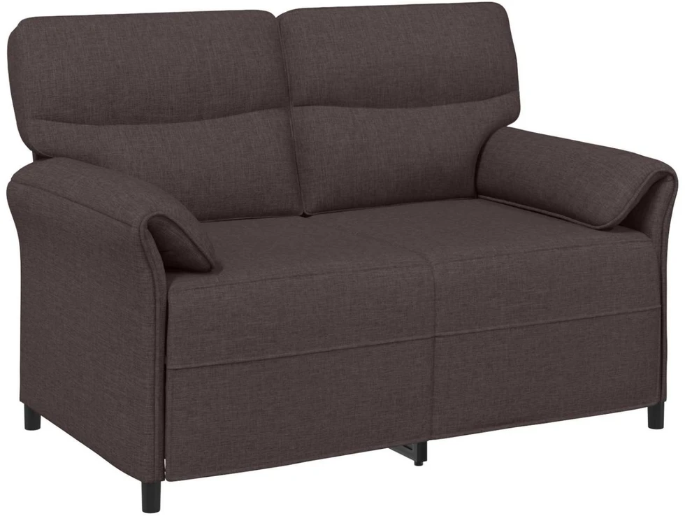 Sofa Sofos komplektas 2 vnt. Tamsiai rudas Audinys