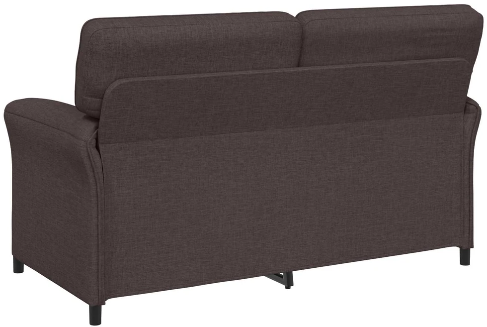 Sofa Sofos komplektas 2 vnt. Tamsiai rudas Audinys