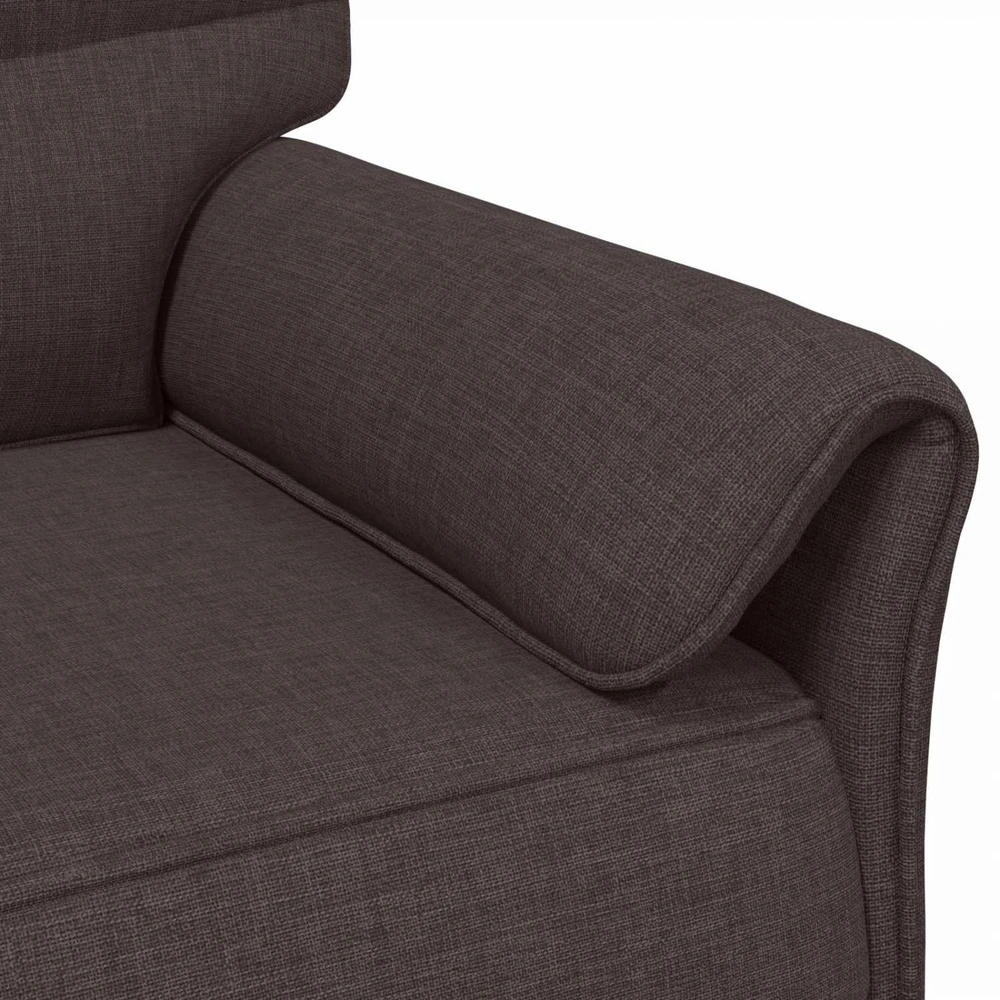 Sofa Sofos komplektas 2 vnt. Tamsiai rudas Audinys