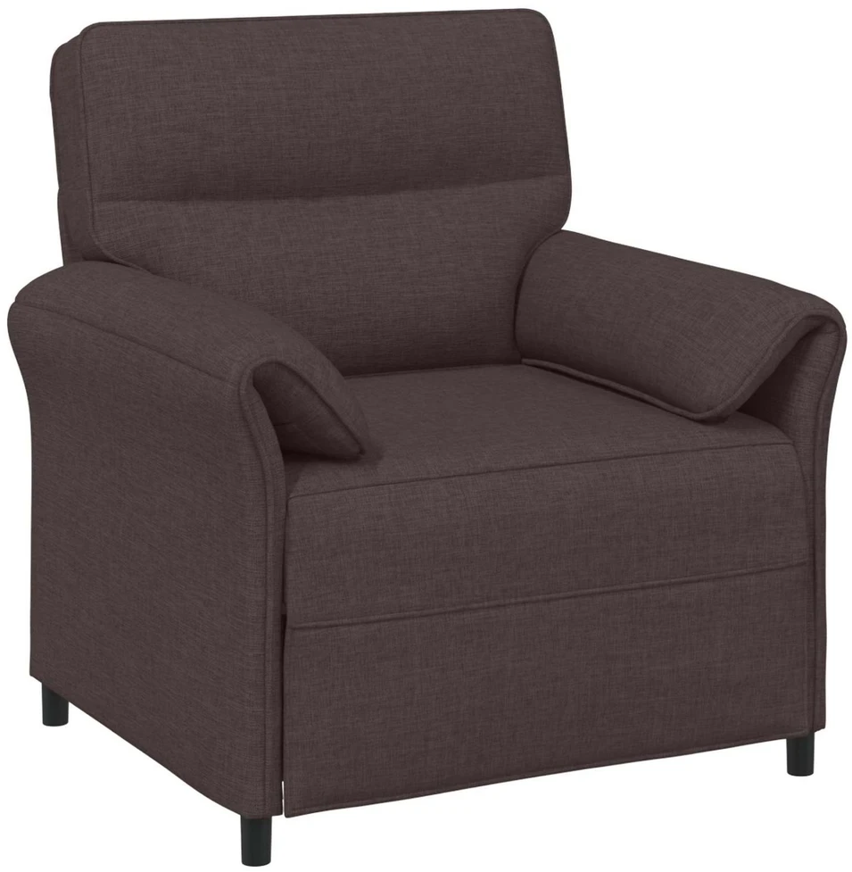 Sofa Sofos komplektas 2 vnt. Tamsiai rudas Audinys