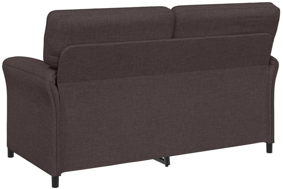 Sofa Sofos komplektas 2 vnt. Tamsiai rudas Audinys