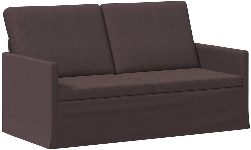 Sofa Sofos komplektas 2 vnt. Tamsiai rudas Audinys