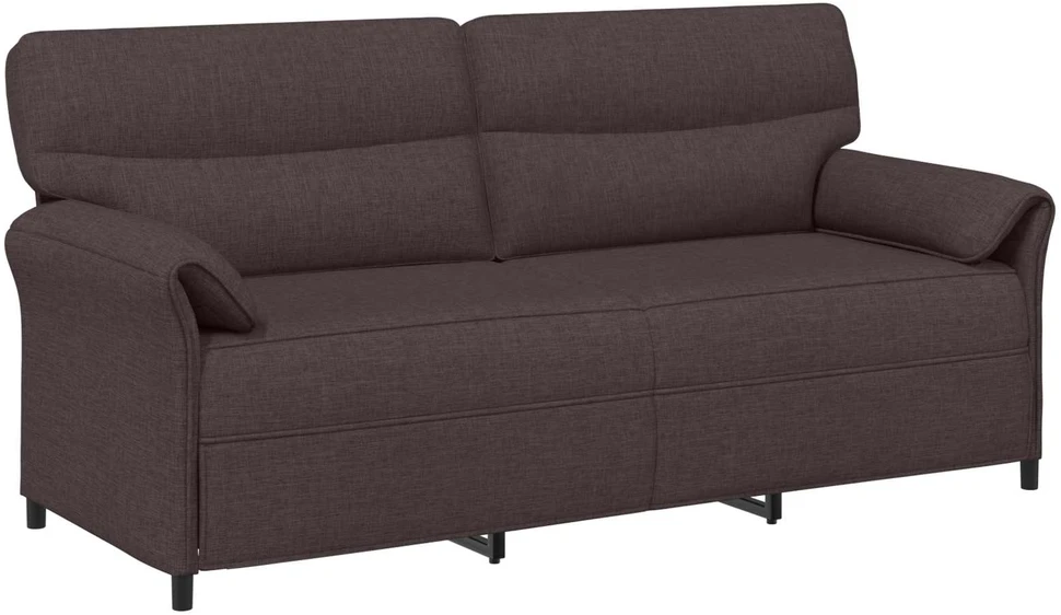 Sofa Sofos komplektas 2 vnt. Tamsiai rudas Audinys
