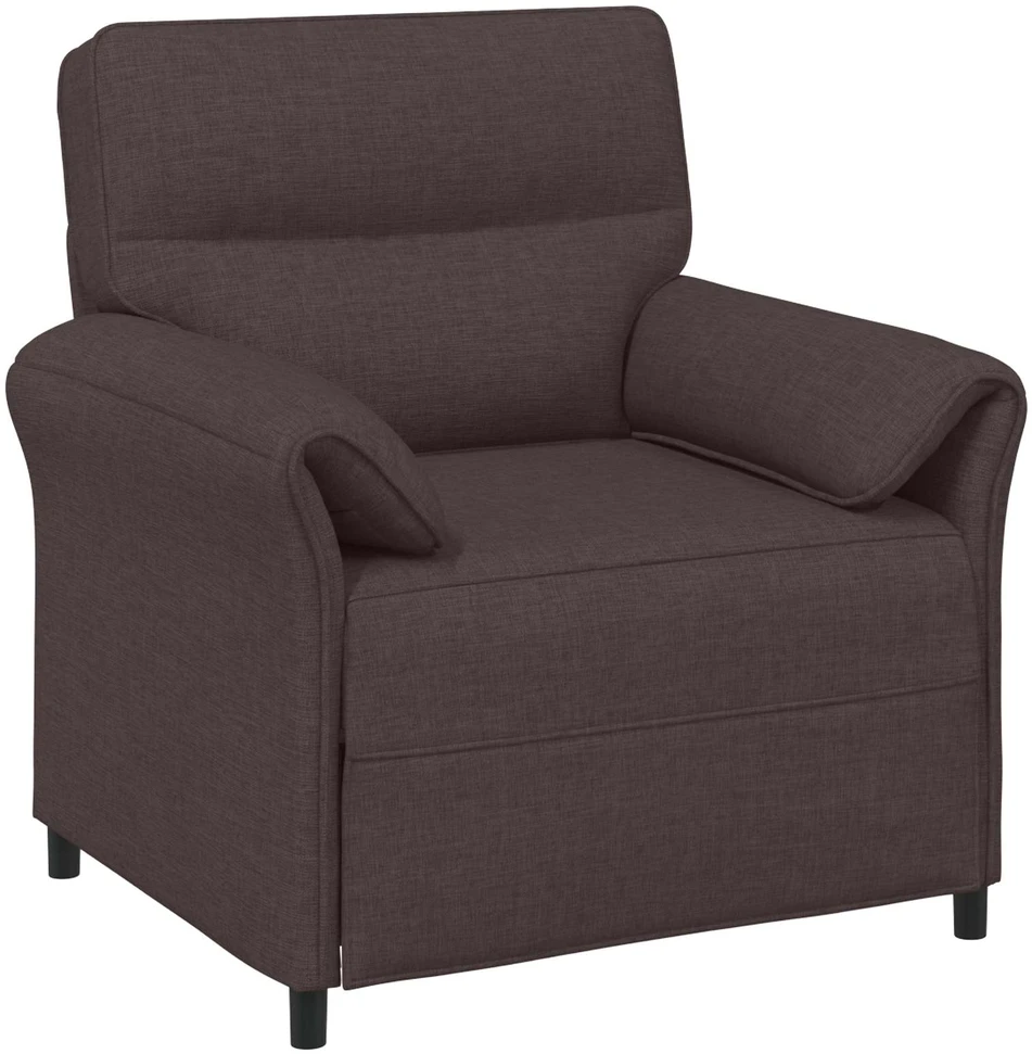 Sofa Sofos komplektas 2 vnt. Tamsiai rudas Audinys