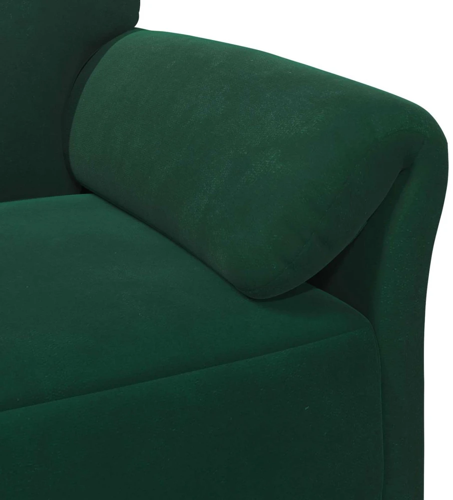 Sofa Sofos komplektas 2 vnt. Tamsiai žalia Aksomas