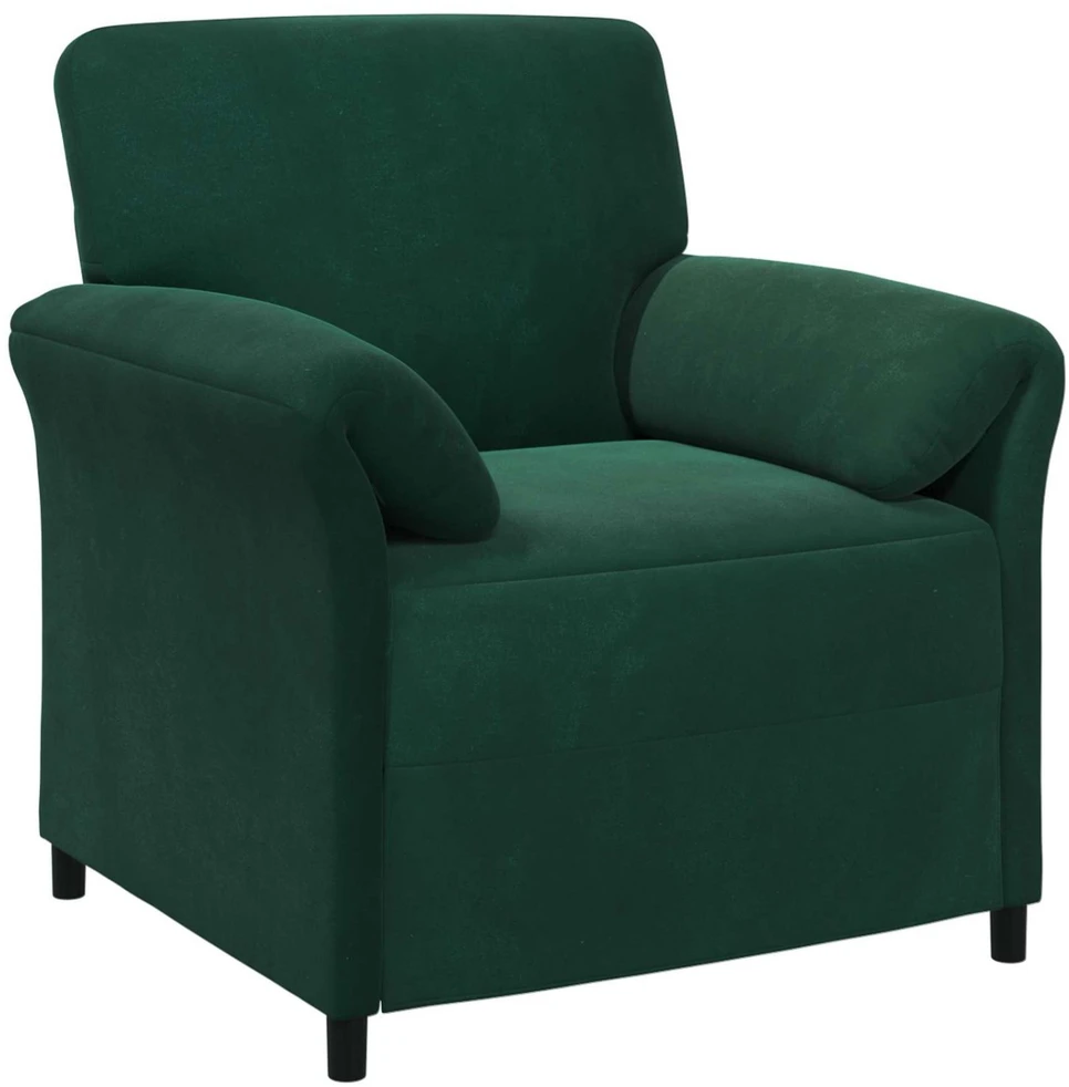 Sofa Sofos komplektas 2 vnt. Tamsiai žalia Aksomas
