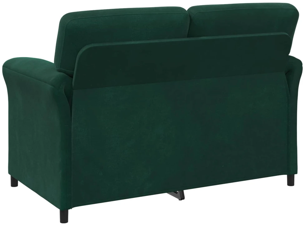 Sofa Sofos komplektas 2 vnt. Tamsiai žalia Aksomas