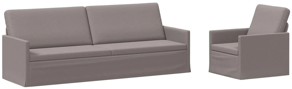 Sofa Sofos komplektas 2 vnt. Taupe Audinys