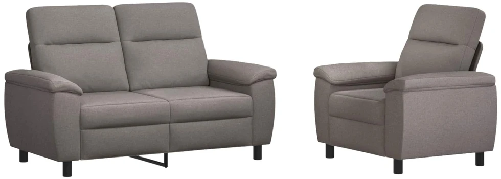 Sofa Sofos komplektas 2 vnt. Taupe Audinys