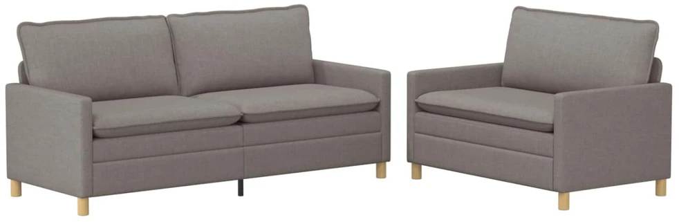 Sofa Sofos komplektas 2 vnt. Taupe Audinys