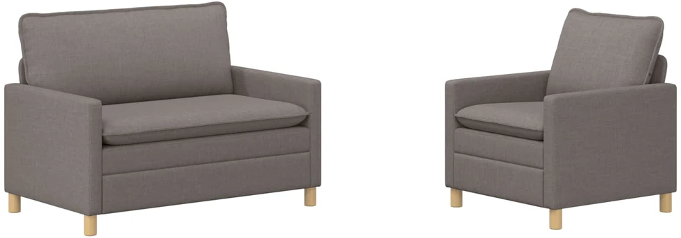 Sofa Sofos komplektas 2 vnt. Taupe Audinys