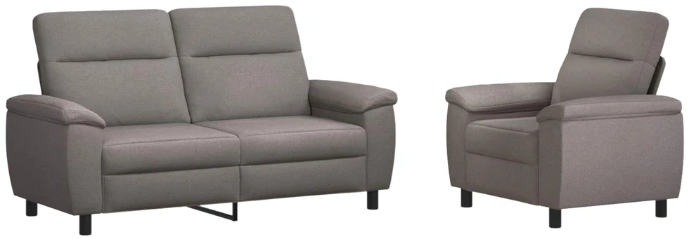 Sofa Sofos komplektas 2 vnt. Taupe Audinys