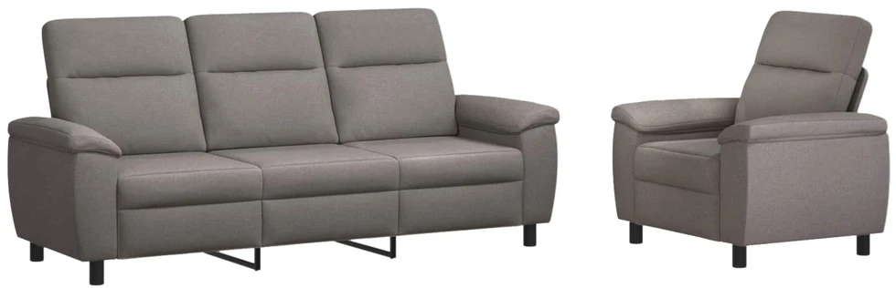 Sofa Sofos komplektas 2 vnt. Taupe Audinys