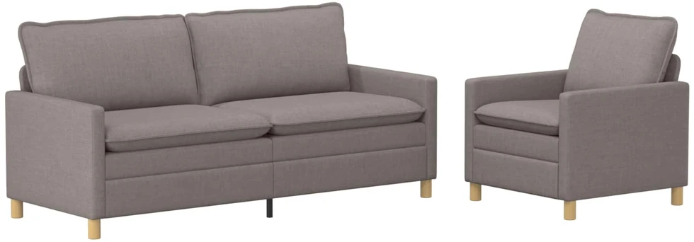 Sofa Sofos komplektas 2 vnt. Taupe Audinys