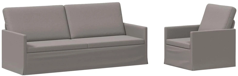 Sofa Sofos komplektas 2 vnt. Taupe Audinys