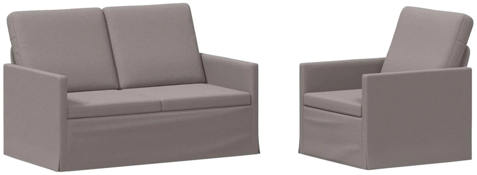 Sofa Sofos komplektas 2 vnt. Taupe Audinys