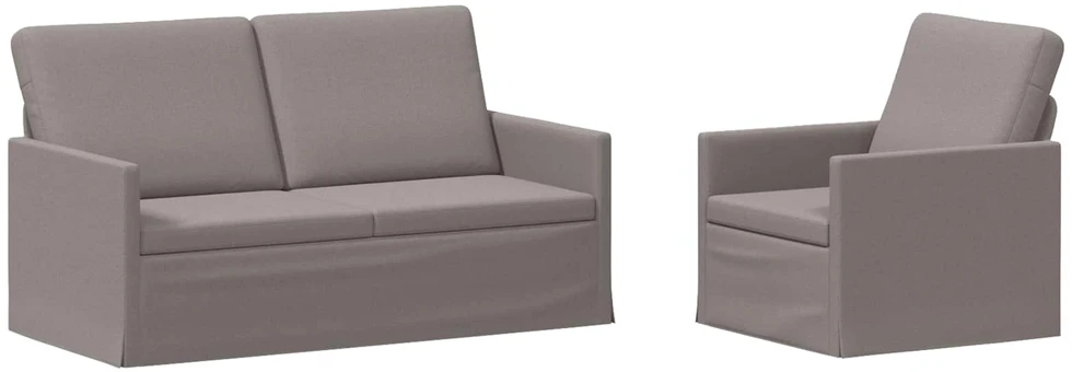 Sofa Sofos komplektas 2 vnt. Taupe Audinys