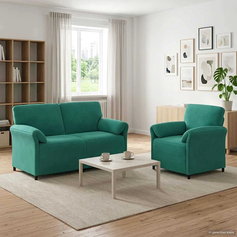 Sofa Sofos komplektas 2 vnt. Turkio Aksomas