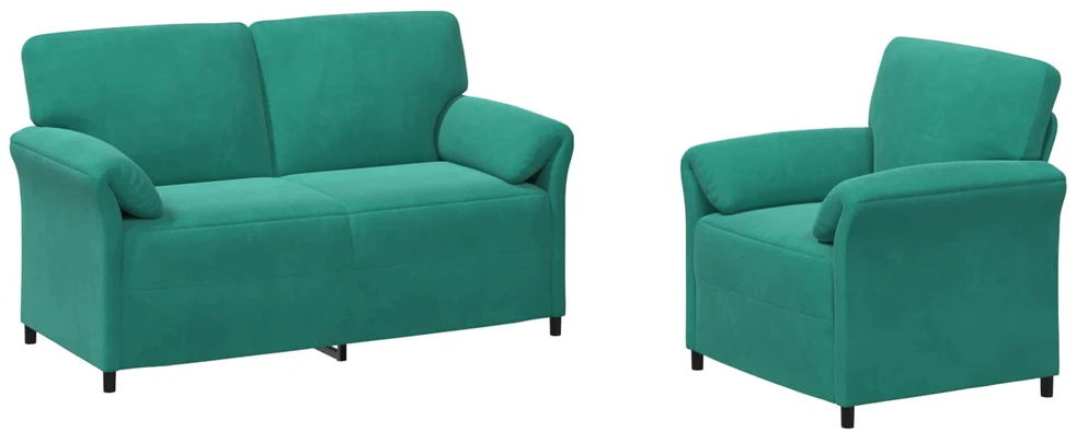 Sofa Sofos komplektas 2 vnt. Turkio Aksomas