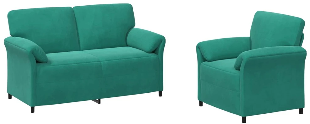 Sofa Sofos komplektas 2 vnt. Turkio Aksomas