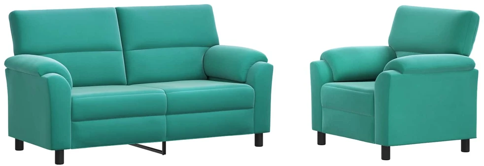 Sofa Sofos komplektas 2 vnt. Turkio Aksomas