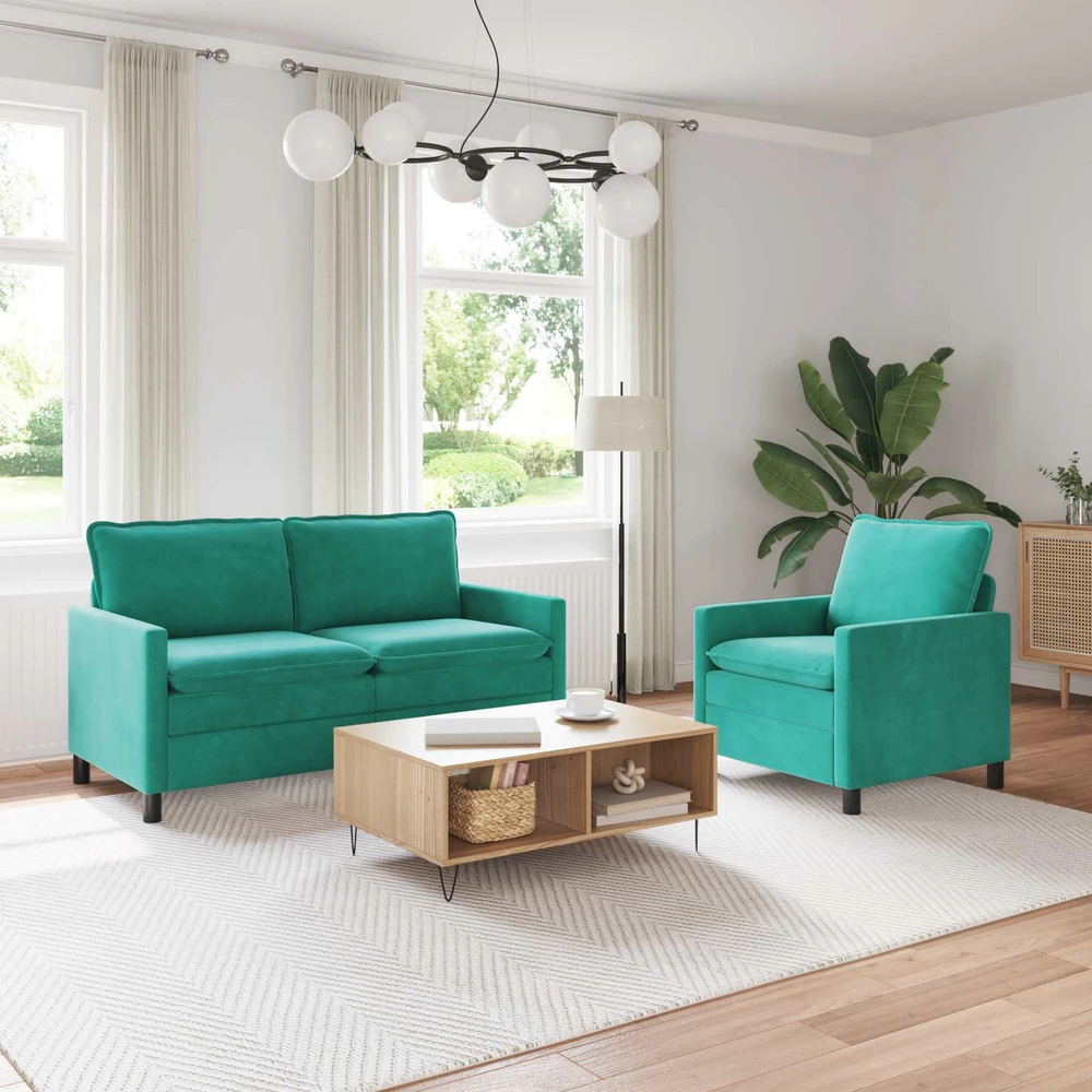 Sofa Sofos komplektas 2 vnt. Turkio Aksomas