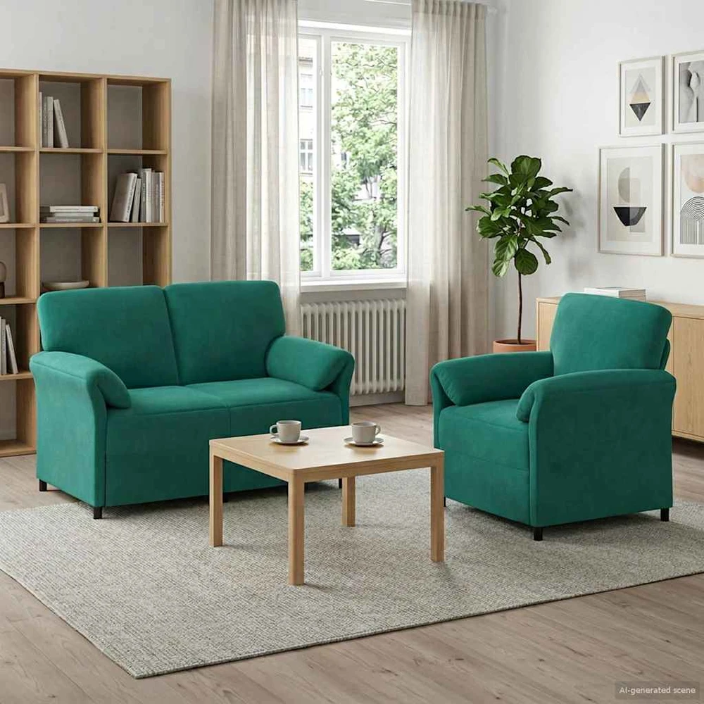 Sofa Sofos komplektas 2 vnt. Turkio Aksomas