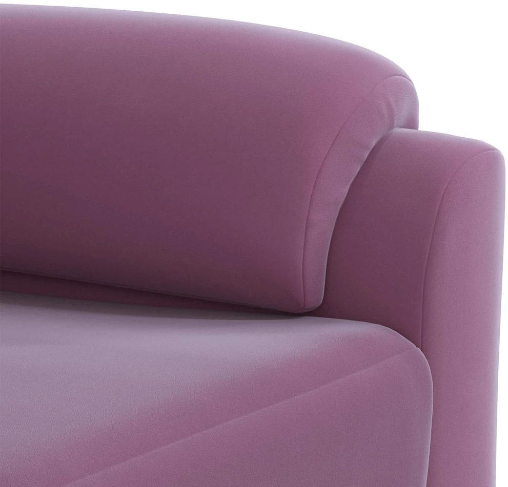 Sofa Sofos komplektas 2 vnt. Violetinė Aksomas