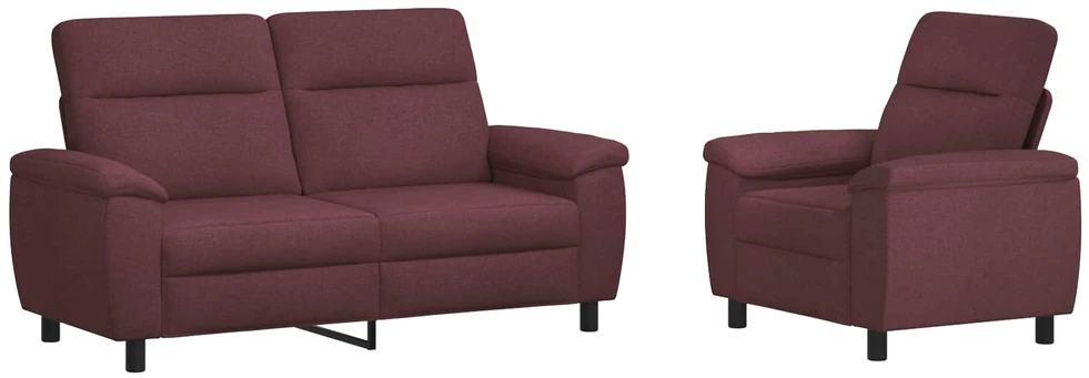 Sofa Sofos komplektas 2 vnt. Violetinė Audinys