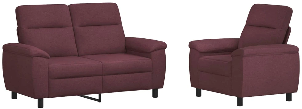 Sofa Sofos komplektas 2 vnt. Violetinė Audinys