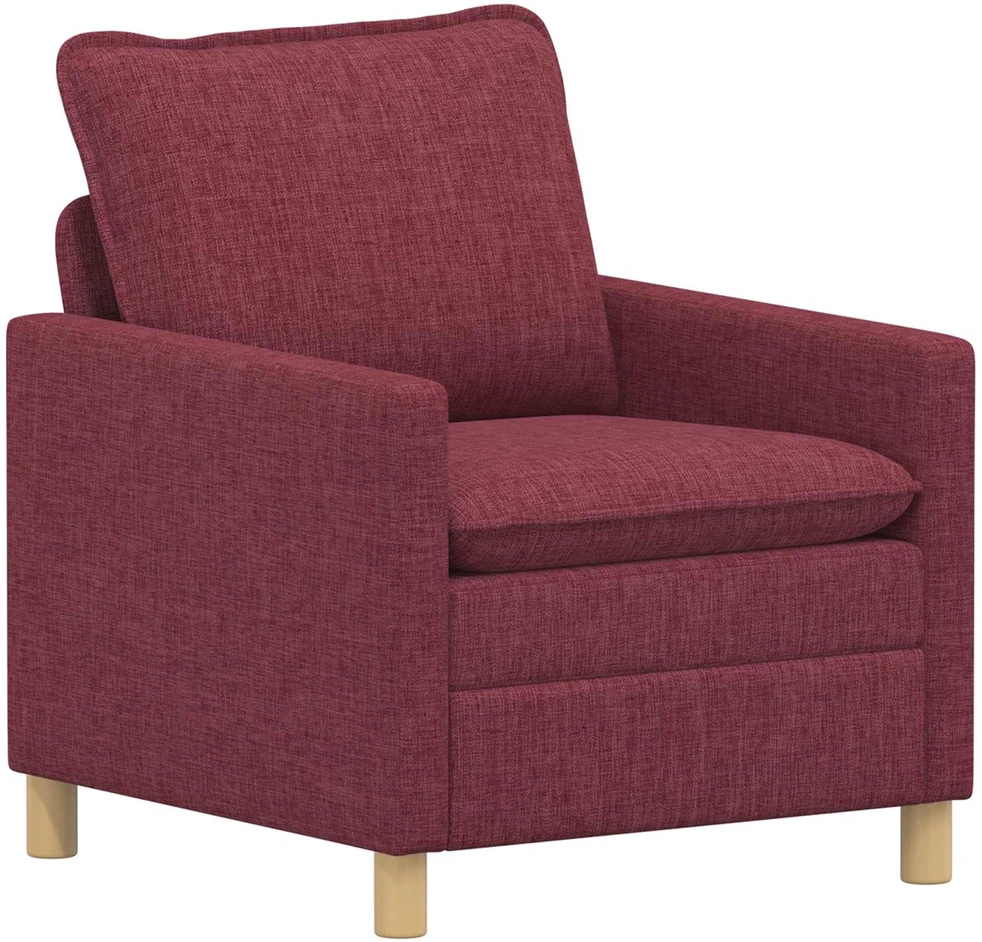Sofa Sofos komplektas 2 vnt. Vyno raudona Audinys