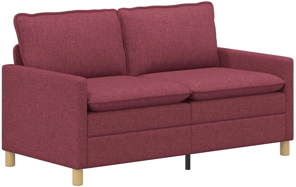 Sofa Sofos komplektas 2 vnt. Vyno raudona Audinys