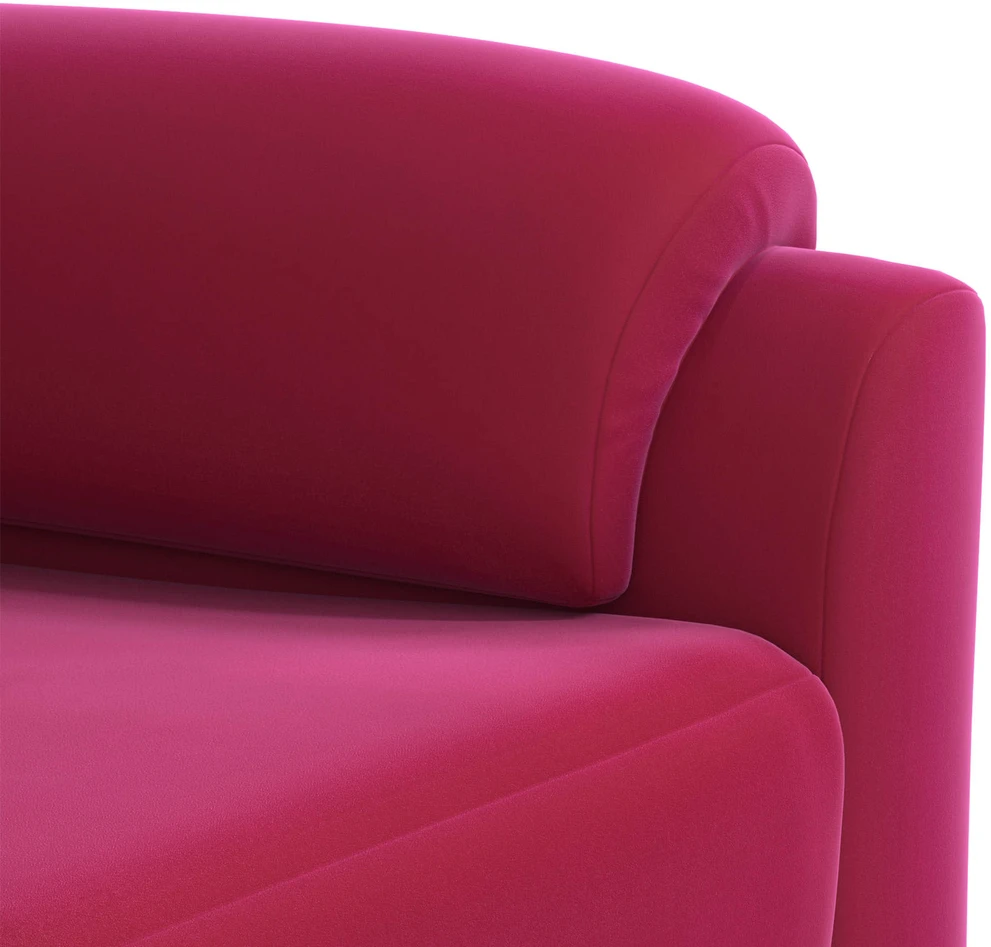 Sofa Sofos komplektas 2 vnt. Vyno raudona Aksomas