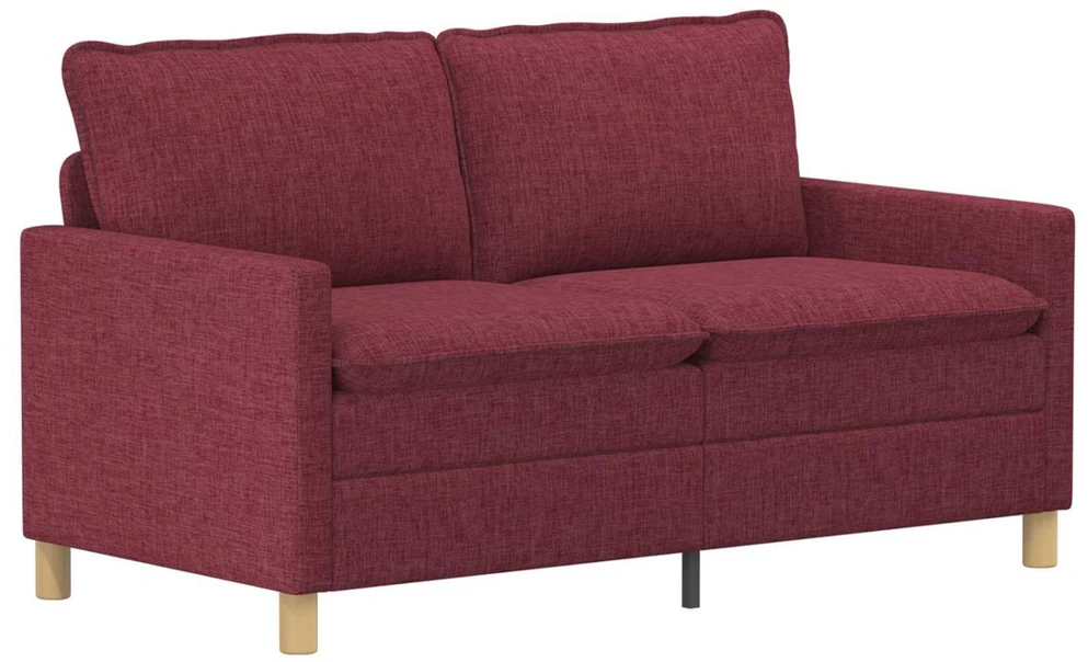 Sofa Sofos komplektas 2 vnt. Vyno raudona Audinys