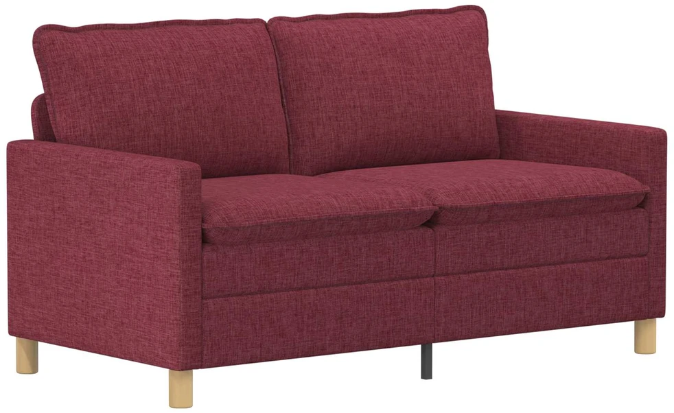 Sofa Sofos komplektas 2 vnt. Vyno raudona Audinys